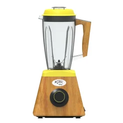 KoMo KoMoMix+ Mixer mit Holzfuß zum Zerkleinern, Pürieren & Smoothies