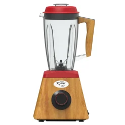 KoMo KoMoMix+ Mixer mit Holzfuß zum Zerkleinern, Pürieren & Smoothies