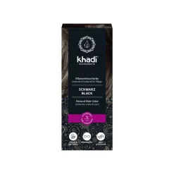 Kraftvolles Khadi Schwarz: Natürliche Pflanzenhaarfarbe