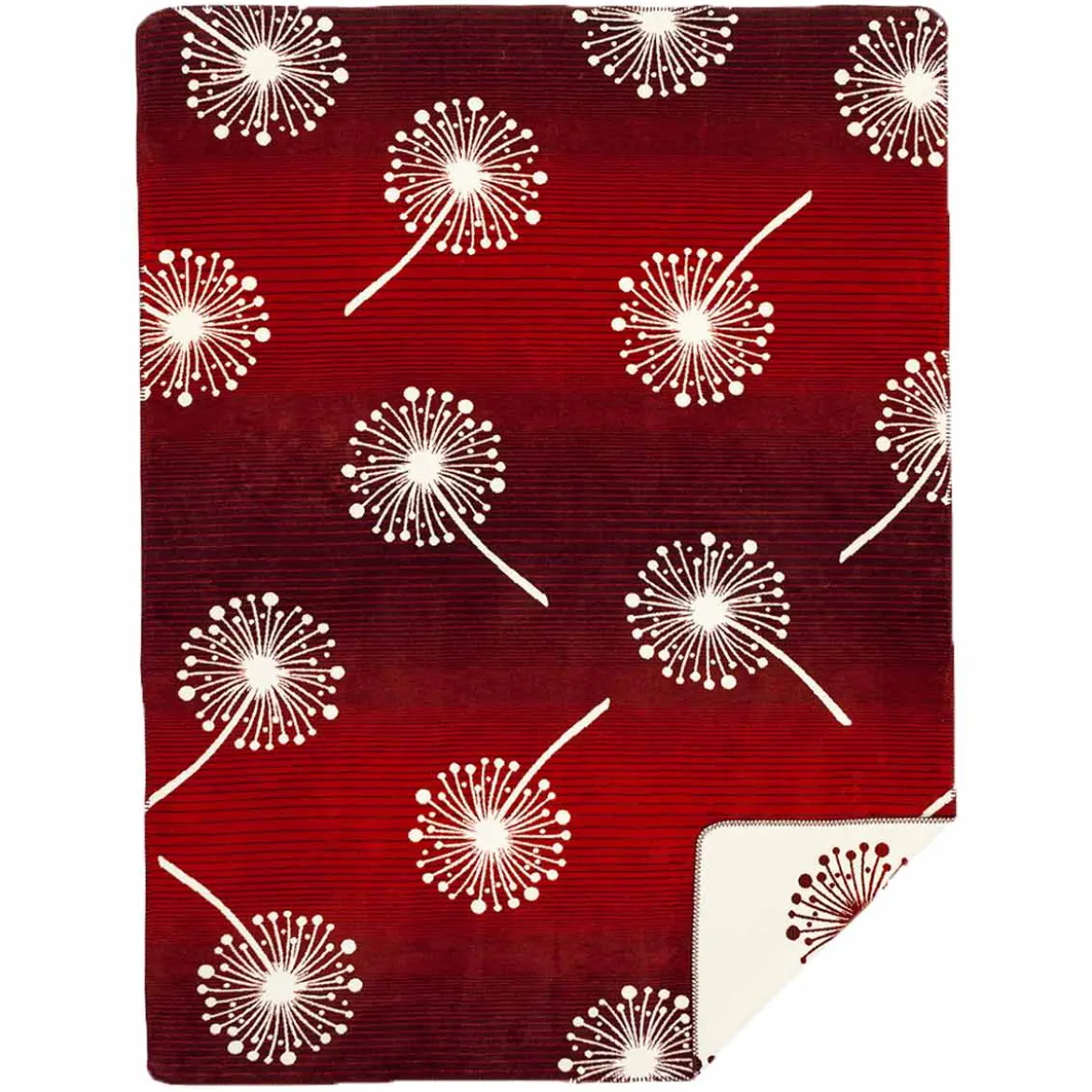 Kuscheldecke Pusteblume Made in Germany aus Traditionsweberei