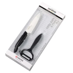 Kyocera Keramikmesser FK-110-WH & Keramikschäler- Sparset