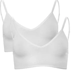 Living Crafts Damen Bustier Tamilla aus Bio-Baumwolle, 2er-Pack