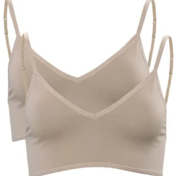 Living Crafts Damen Bustier Tamilla aus Bio-Baumwolle, 2er-Pack