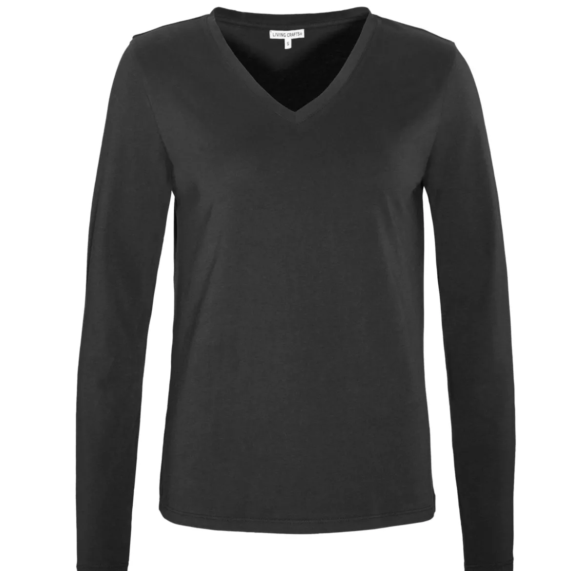 Living Crafts Damen Langarm-Shirt Tarana aus Bio-Baumwolle