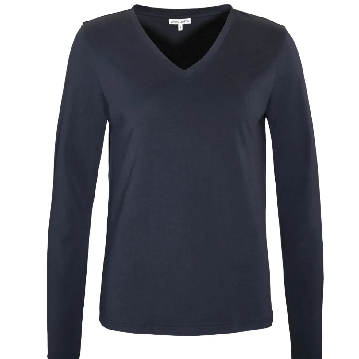 Living Crafts Damen Langarm-Shirt Tarana aus Bio-Baumwolle