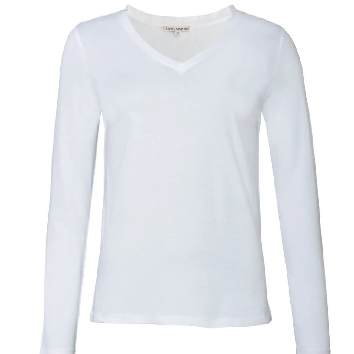 Living Crafts Damen Langarm-Shirt Tarana aus Bio-Baumwolle