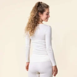 Living Crafts Damen Langarm-Unterhemd Johanna aus Bio-Baumwolle