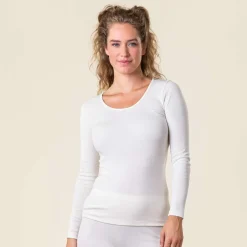 Living Crafts Damen Langarm-Unterhemd Johanna aus Bio-Baumwolle