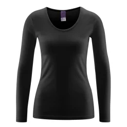 Living Crafts Damen Langarm-Unterhemd Johanna aus Bio-Baumwolle