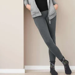 Living Crafts Damen Leggings Hella aus warmer Bio-Baumwolle
