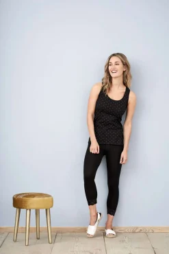 Living Crafts Damen 7/8-Leggings Clara aus Bio-Baumwolle