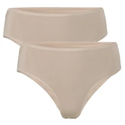 Living Crafts Damen Slip Tarissa aus Bio-Baumwolle, 2er-Pack