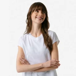 Living Crafts Damen T-Shirt Tida aus Bio-Baumwolle