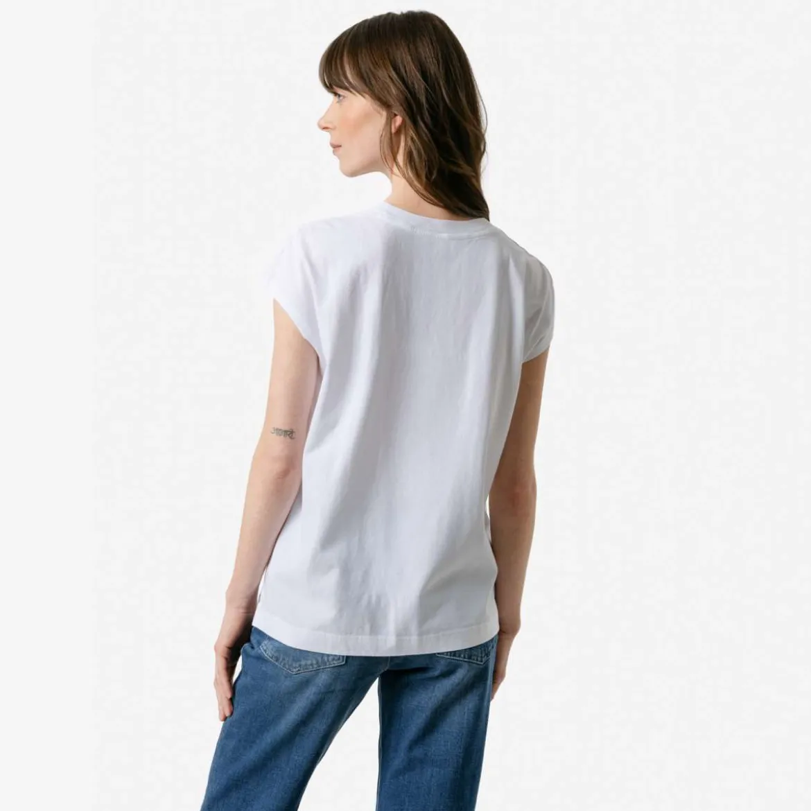 Living Crafts Damen T-Shirt Tida aus Bio-Baumwolle