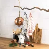 Living Crafts Geschirrtücher kariert aus Halbleinen - 2er Set