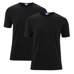 Living Crafts Herren Basic T-Shirts aus Bio Baumwolle - Doppelpack