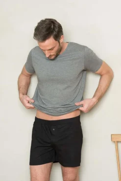 Living Crafts Herren Boxer-Shorts Ben aus Bio-Baumwolle
