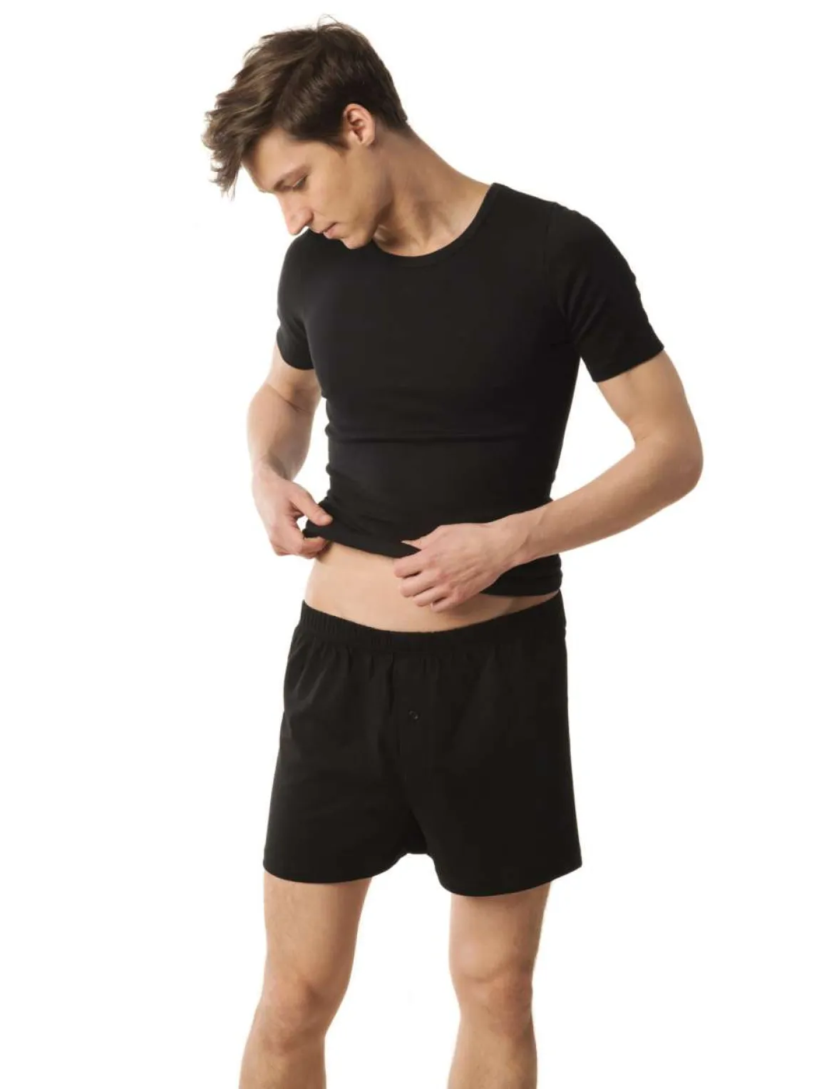 Living Crafts Herren Boxer-Shorts Ben aus Bio-Baumwolle
