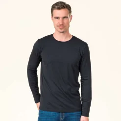 Living Crafts Herren Langarm-Shirt Terik aus Bio-Baumwolle