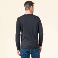 Living Crafts Herren Langarm-Shirt Terik aus Bio-Baumwolle