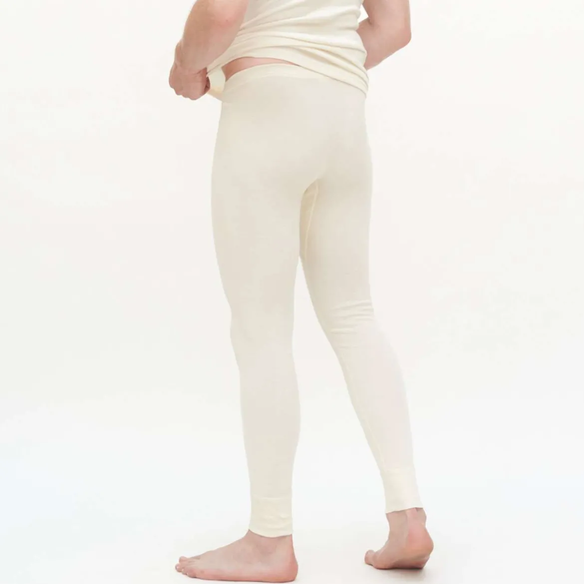 Living Crafts Herren lange Unterhose Jonathan aus Bio-Baumwolle