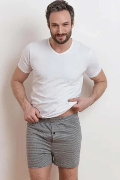 Living Crafts Herren Schlüpfer mit Bein - Basics im Doppelpack