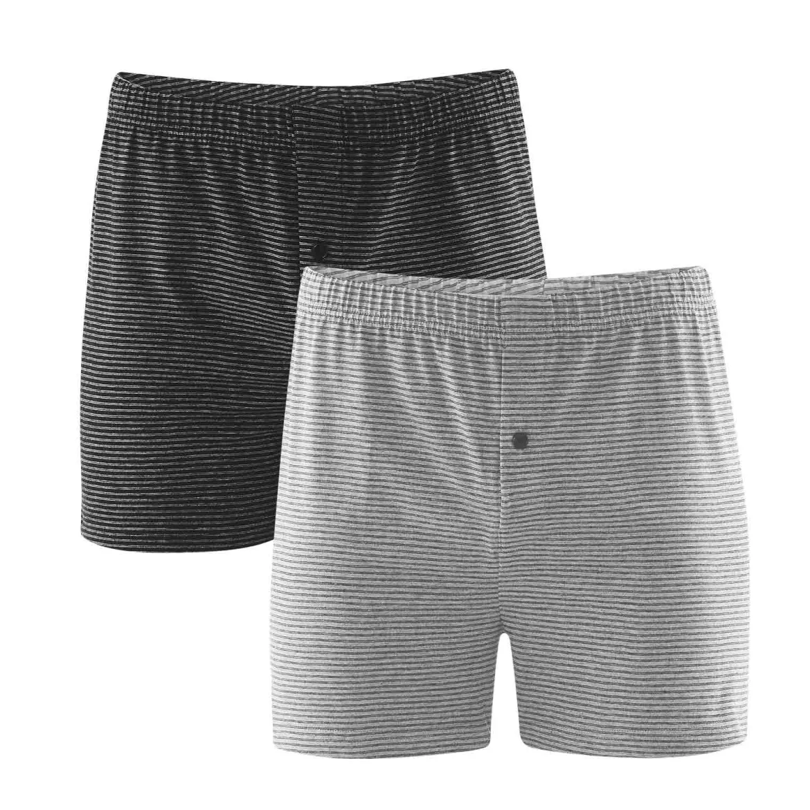 Living Crafts Herren Schlüpfer mit Bein - Basics im Doppelpack