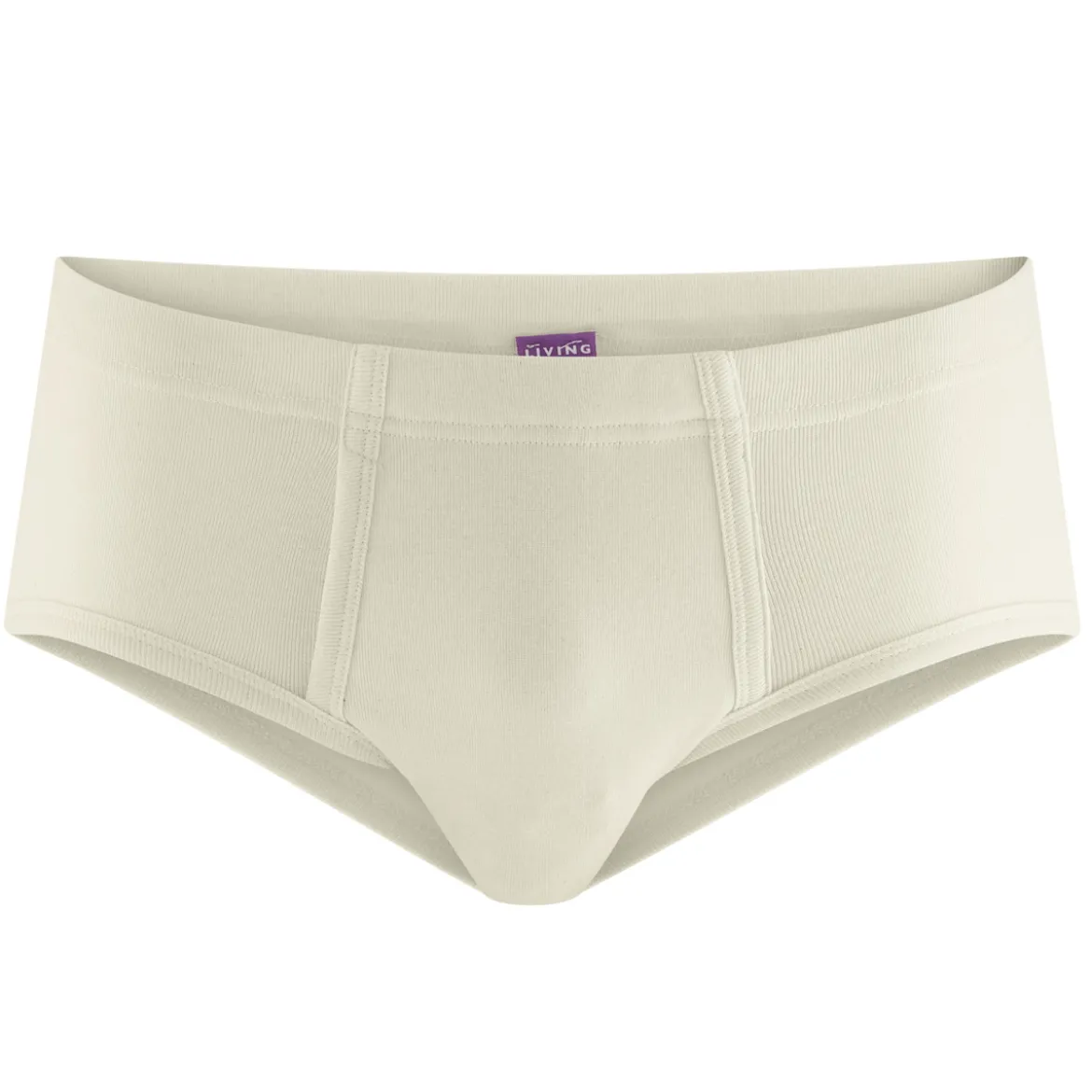 Living Crafts Herren Slip Julius aus Bio-Baumwolle mit Eingriff