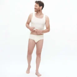 Living Crafts Herren Slip Julius aus Bio-Baumwolle mit Eingriff