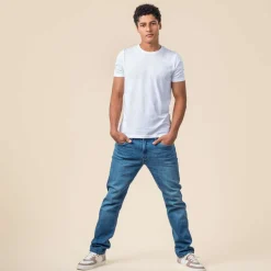 Living Crafts Herren T-Shirt Tawin aus Bio-Baumwolle, 2er-Pack