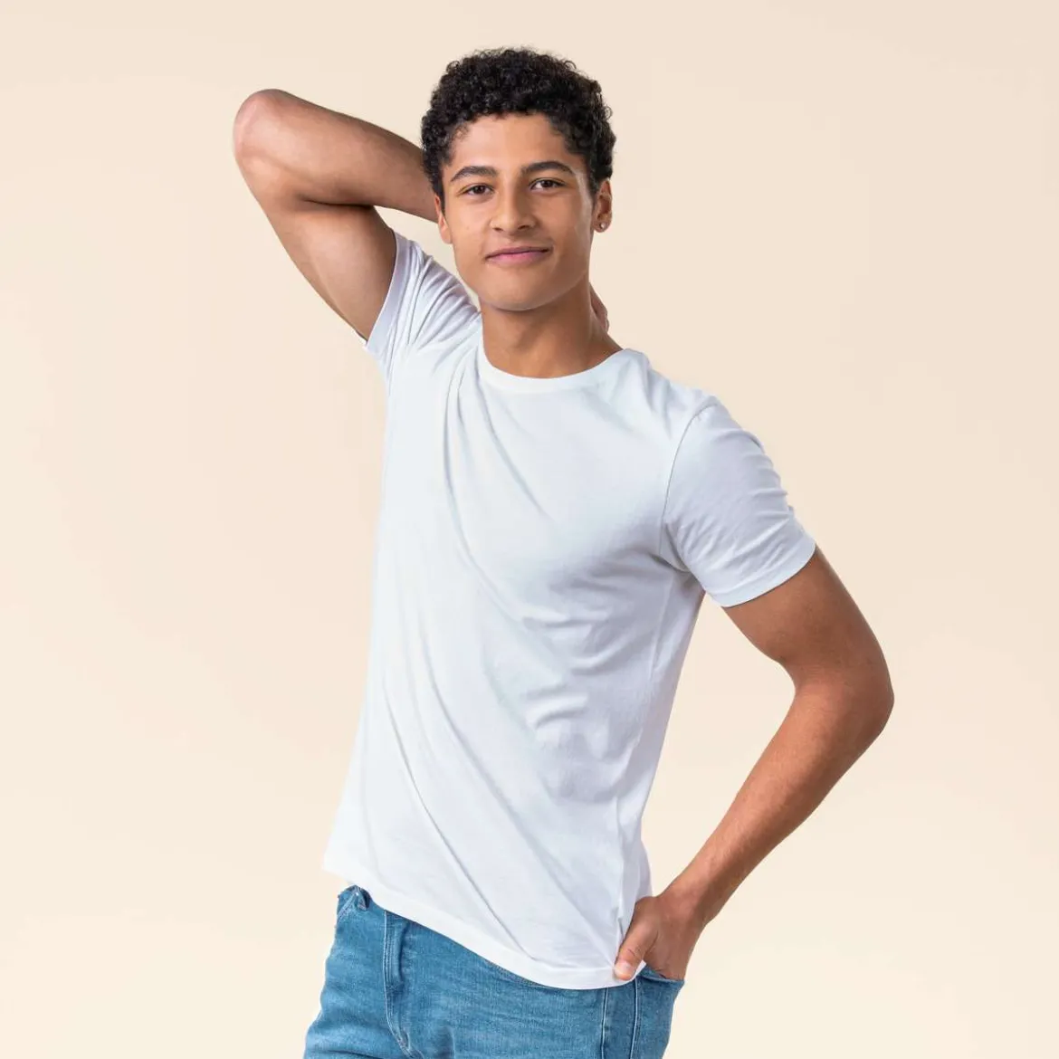 Living Crafts Herren T-Shirt Tawin aus Bio-Baumwolle, 2er-Pack