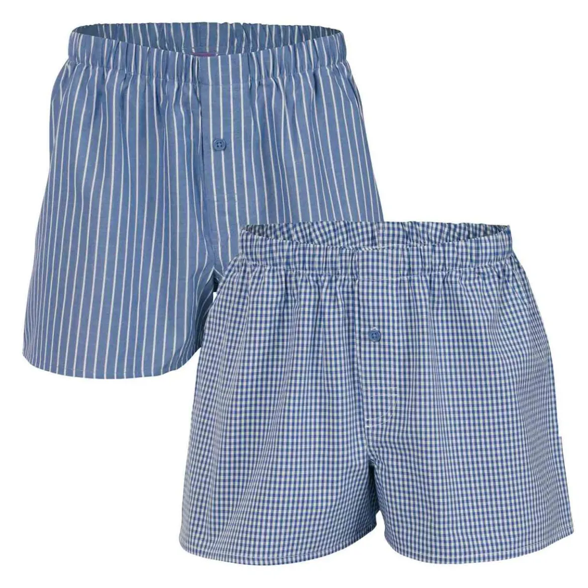 Living Crafts lockere Boxershorts im Doppelpack für Herren