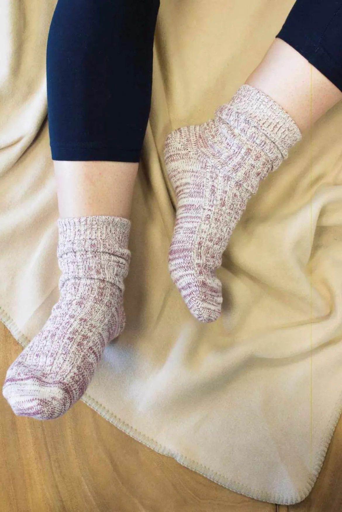 Living Crafts Socken aus Wolle - Norweger Strümpfe für Sie und Ihn