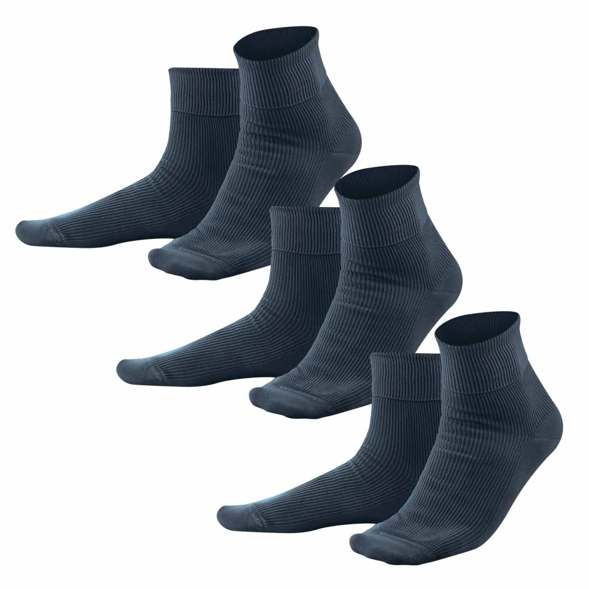 Living Crafts Socken reine Baumwolle im 3er Pack für Sie und Ihn