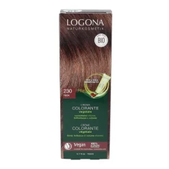 Logona Pflanzenhaarfarbe-Creme Maronenbraun für glänzendes Haar