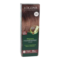 Logona Pflanzenhaarfarbe-Creme Maronenbraun für glänzendes Haar