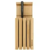 Messerblock ohne Messer aus Bambus japanisches Design