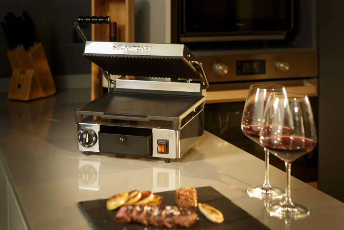 Milantoast Kontaktgrill keramikbeschichtet, bis 300 °C