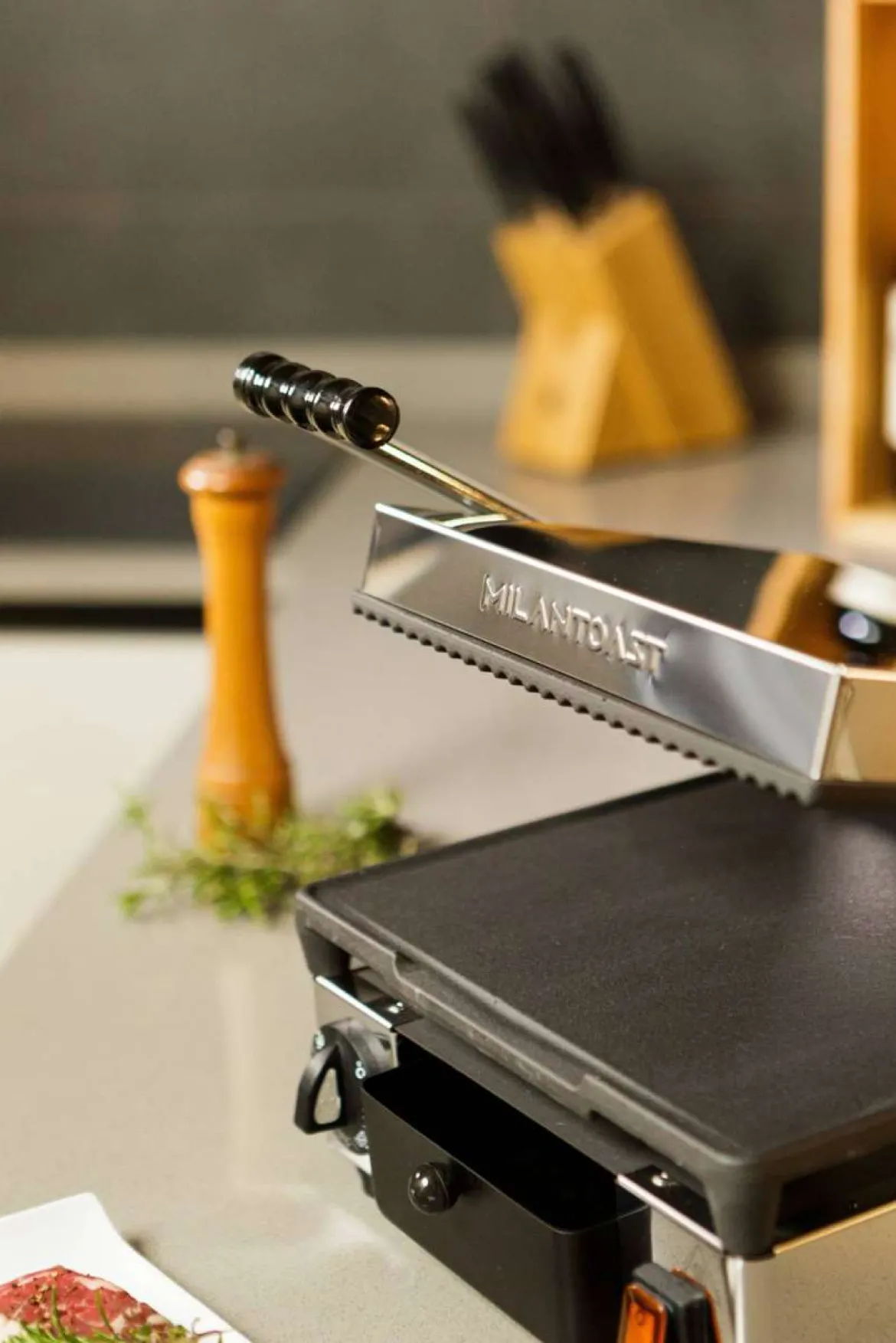 Milantoast Kontaktgrill keramikbeschichtet, bis 300 °C
