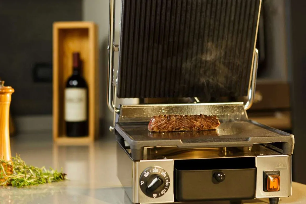 Milantoast Kontaktgrill keramikbeschichtet, bis 300 °C