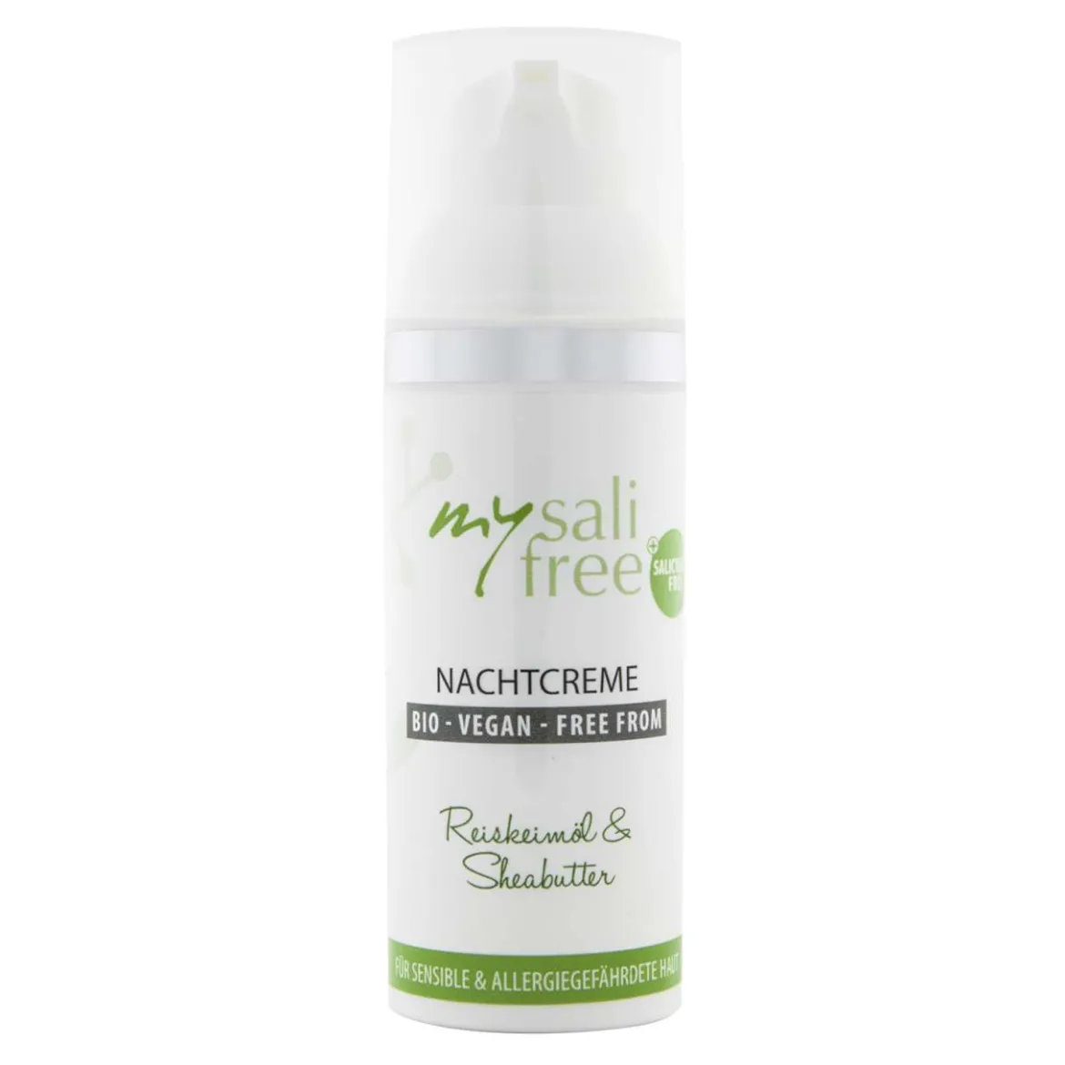MySalifree Nachtcreme - Reichhaltige Gesichtscreme duftfrei
