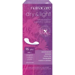 Natracare Dry & Light Plus Einlagen Blasenschwäche - Bio