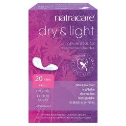 Natracare Dry & Light Slim Inkontinenzeinlagen für Frauen - Bio-zertifiziert
