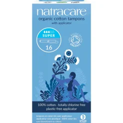 Natracare Tampons super mit Applikator, 16 Stück
