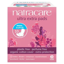 Natracare Ultra Extra Flügelbinden - atmungsaktiv & plastikfrei