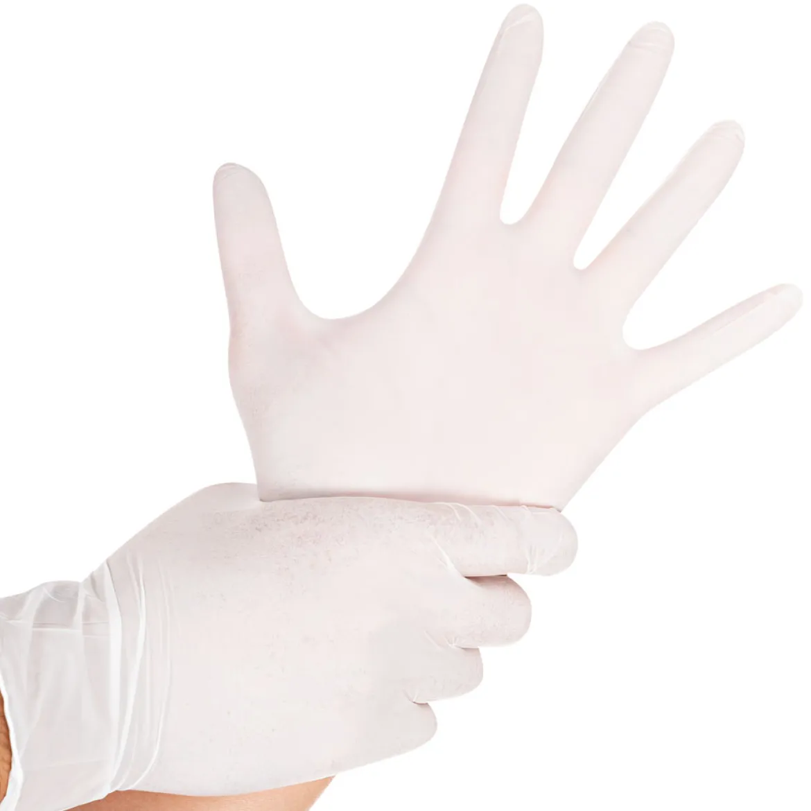 Nitril Handschuhe safe light - Weiß oder Blau