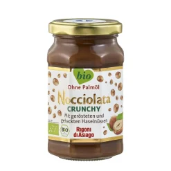 Nocciolata Crunchy - Die italienische Bio Haselnusscreme