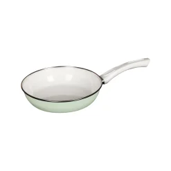 Nouvelle Ceramic-Glas Pfannen green, blue, white, 24 + 28 cm