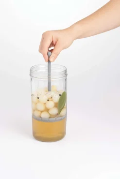 Praktisches Weithalsglas mit Heber für eingelegtes Gemüse