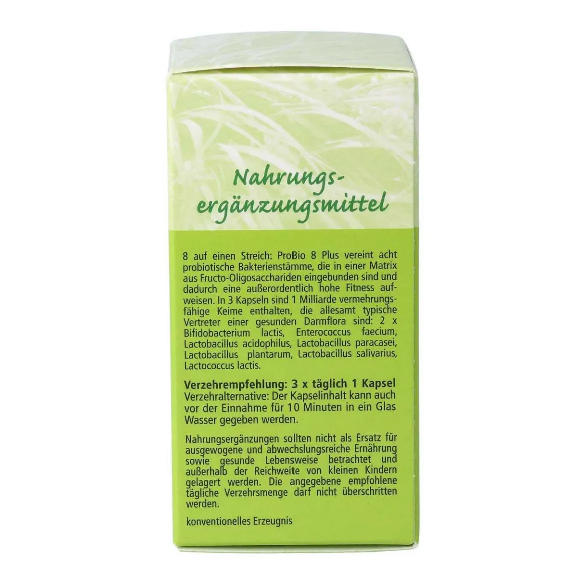 ProBio 8 Plus Kapseln mit 8 Lebendkulturen für die Darmflora